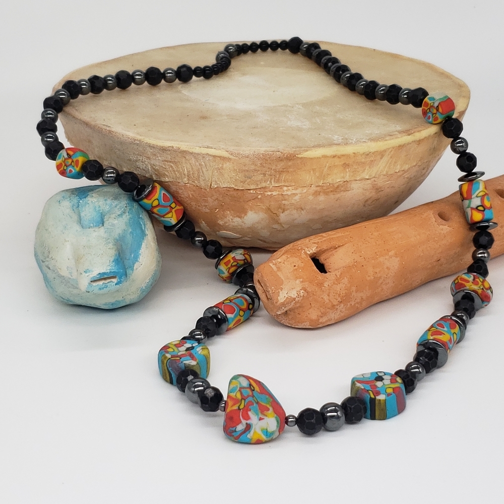 Handmade Beaded Necklace - Picture 5 of 11